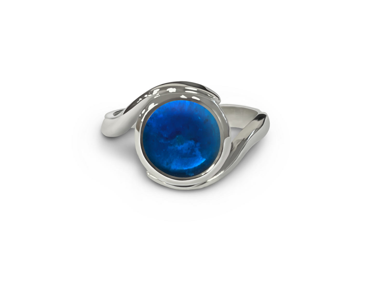 Sapphire Crossover Ashes Gem Ring